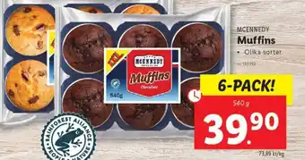 Lidl MCENNEDY Muffins erbjuda