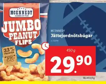 Lidl MCENNEDY Jättejordnötsbag erbjuda