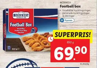 Lidl MCENNEDY Football box erbjuda