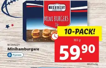 Lidl MCENNEDY Minihamburgare erbjuda