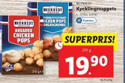 Lidl MCENNEDY Kycklingnuggets erbjuda