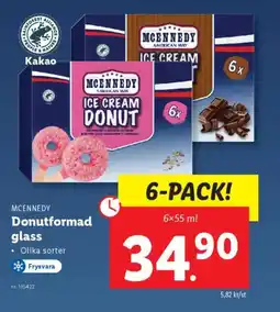 Lidl MCENNEDY Donutformad glass erbjuda