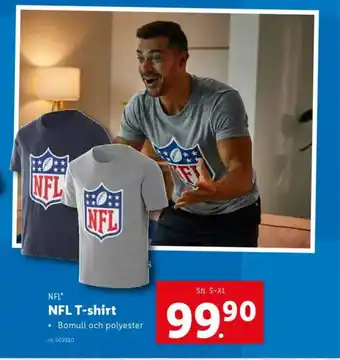 Lidl NFL T-shirt erbjuda