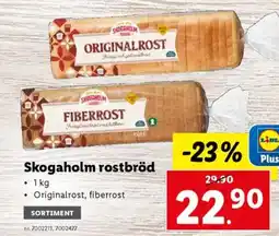 Lidl Skogaholm rostbröd erbjuda