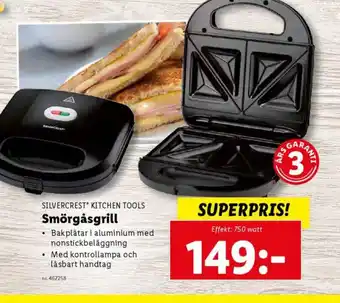 Lidl SILVERCREST KITCHEN TOOLS Smörgåsgrill erbjuda