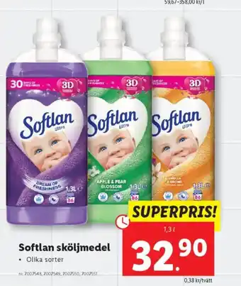 Lidl Softlan sköljmedel erbjuda