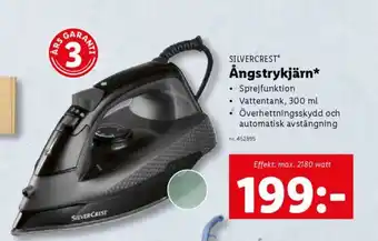 Lidl SILVERCREST Ångstrykjärn erbjuda