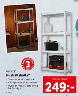 Lidl PARKSIDE Hushållshylla erbjuda