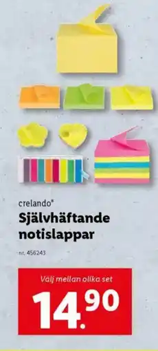 Lidl CRELANDO Självhäftande notislappar erbjuda