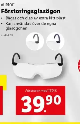 Lidl AURIOL Förstoringsglasögon erbjuda