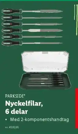 Lidl PARKSIDE Nyckelfilar, 6 delar erbjuda