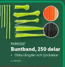 Lidl PARKSIDE Buntband, 250 delar erbjuda