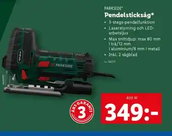 Lidl PARKSIDE Pendelsticksåg erbjuda