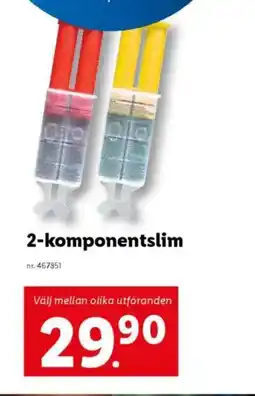 Lidl 2-komponentslim erbjuda