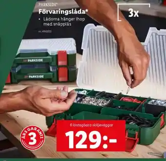 Lidl PARKSIDE Förvaringslåda erbjuda