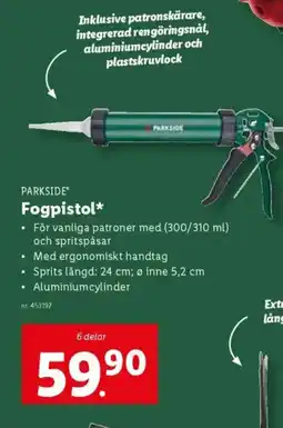 Lidl PARKSIDE Fogpistol erbjuda