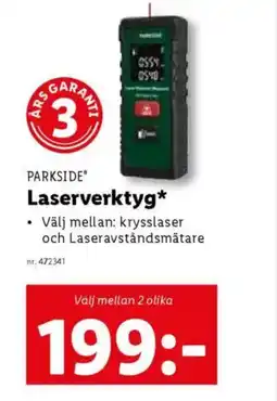 Lidl PARKSIDE Laserverktyg erbjuda