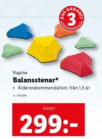 Lidl Playtive Balansstenar erbjuda