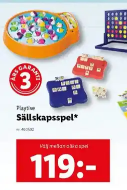 Lidl Playtive Sällskapsspel erbjuda