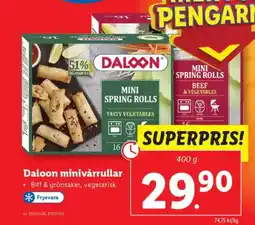 Lidl DALOON minivȧrrullar erbjuda