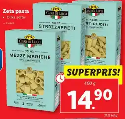 Lidl ZETA pasta erbjuda