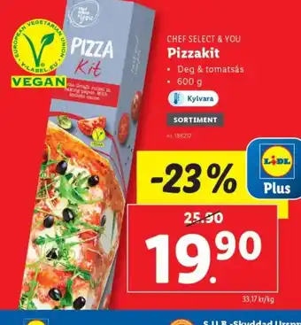 Lidl CHEF SELECT & YOU Pizzakit erbjuda