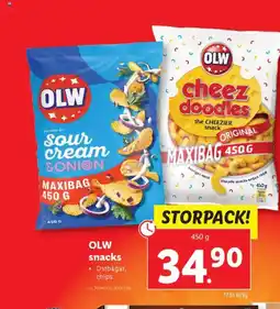 Lidl OLW snacks erbjuda