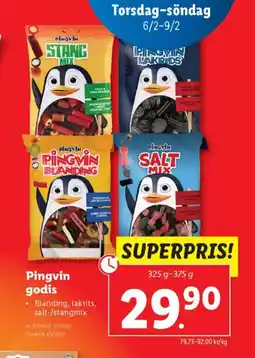 Lidl PINGVIN godis erbjuda