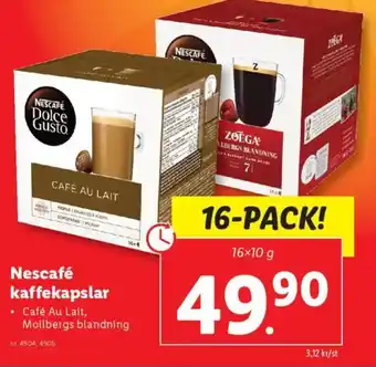 Lidl NESCAFE kaffekapslar erbjuda