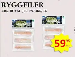 Matmixen ROYAL Ryggfiler erbjuda