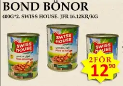 Matmixen SWISS HOUSE Bond bönor erbjuda