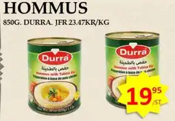 Matmixen DURRA Hommus erbjuda