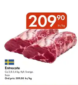 Snabbgross Entrecote erbjuda