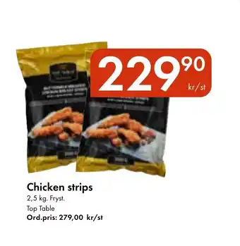 Snabbgross Chicken strips erbjuda