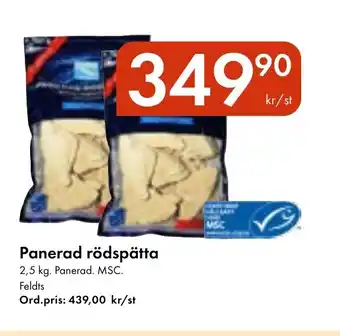 Snabbgross Panerad rödspätta erbjuda