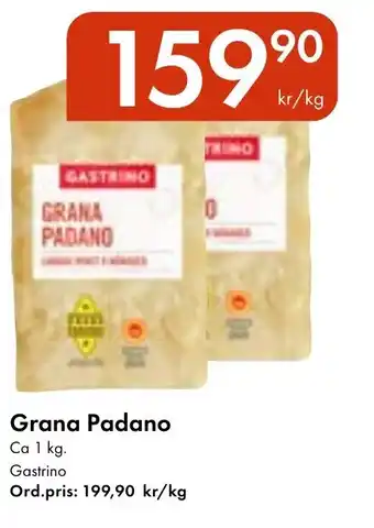 Snabbgross GASTRINO Grana Padano erbjuda