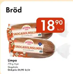 Snabbgross SKOGAHOLM Limpa erbjuda