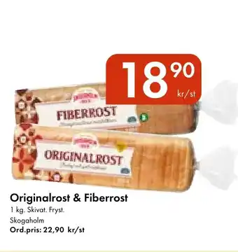 Snabbgross SKOGAHOLM Originalrost & Fiberrost erbjuda