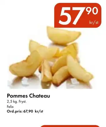 Snabbgross Pommes Chateau erbjuda