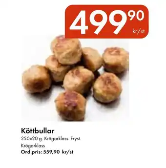 Snabbgross Köttbullar erbjuda