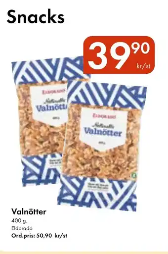 Snabbgross ELDORADO Valnötter erbjuda