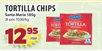 Matvärlden Tensta SANTA MARIA Tortilla chips erbjuda