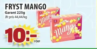 Matvärlden Tensta GARANT Fryst mango erbjuda