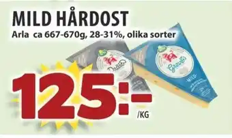 Matvärlden Tensta ARLA Mild hårdost erbjuda