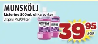 Matvärlden Tensta LISTERINE Munskölj erbjuda