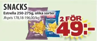 Matvärlden Tensta ESTRELLA Snacks erbjuda