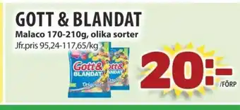 Matvärlden Tensta MALACO Gott & blandat erbjuda