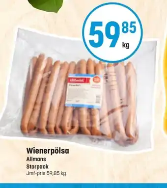 Eurocash Wienerpölsa Allmans erbjuda