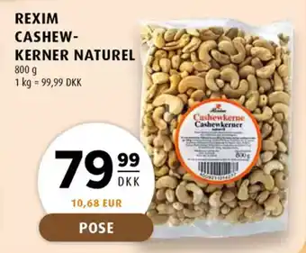 Scandinavian Park Rexim cashew- kerner naturel erbjuda