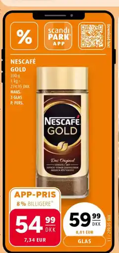 Scandinavian Park Nescafé gold erbjuda